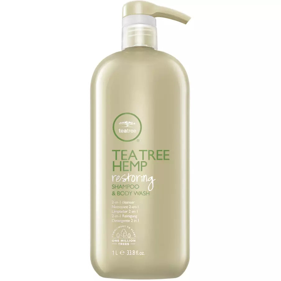 Tea Tree Hemp Restoring Shampoo & Body Wash